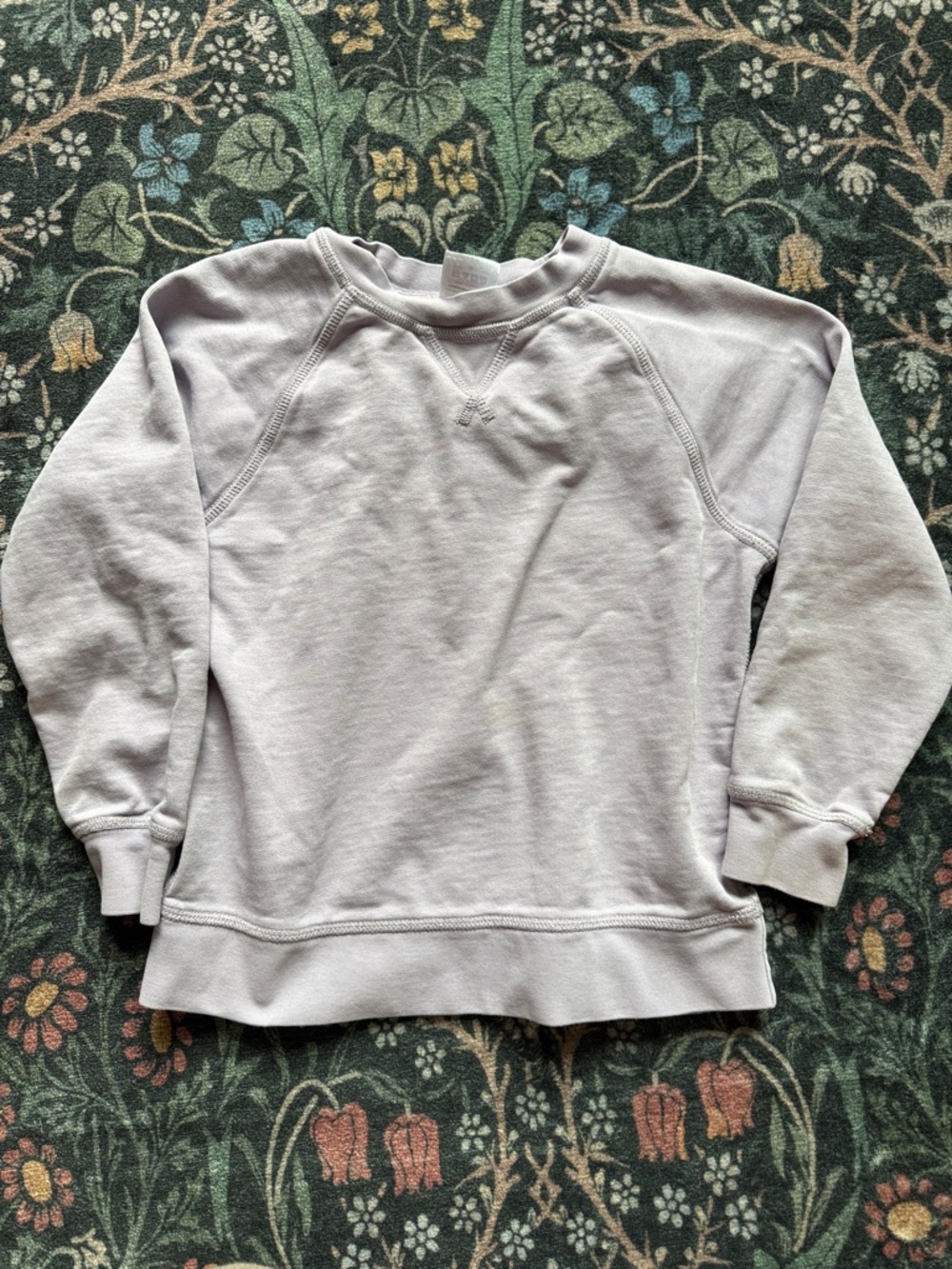 Hanna Andersson Girls Crewneck Sweatshirt - Purple 5T